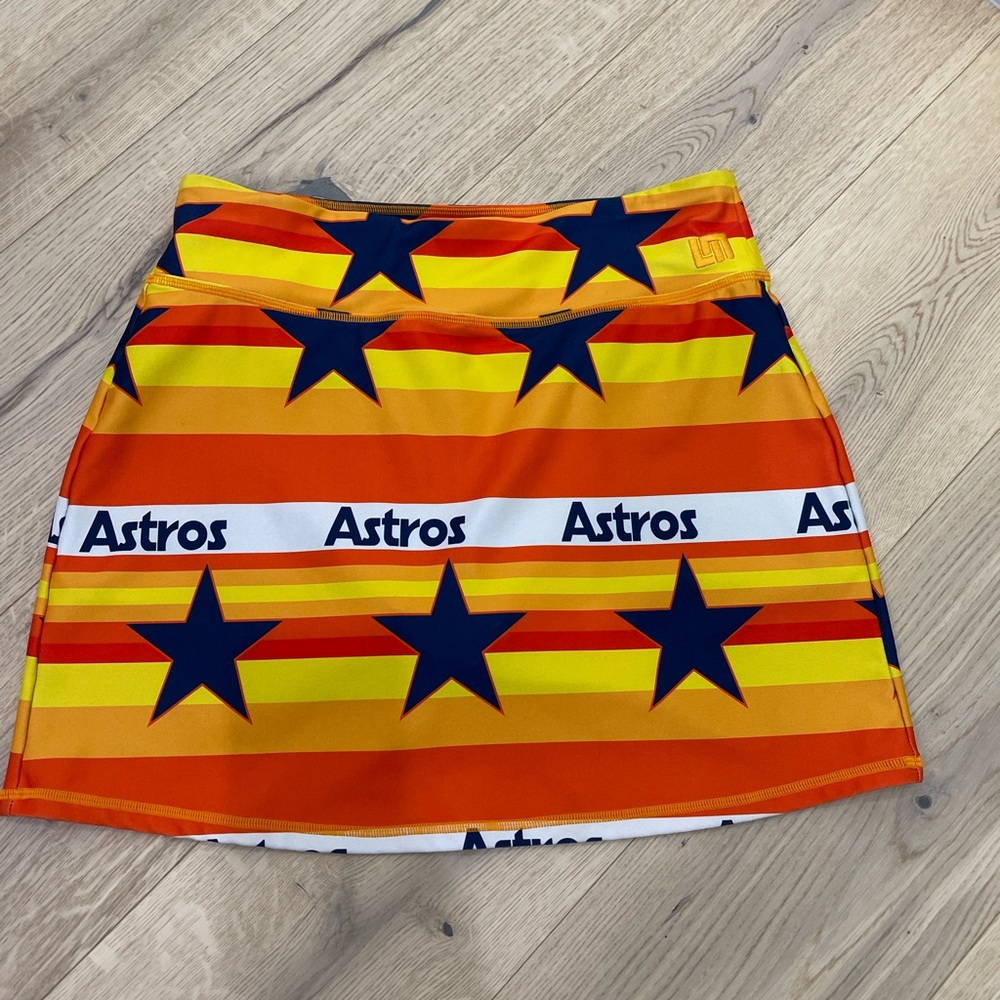 Loudmouth Orange and Yellow Star Skirt